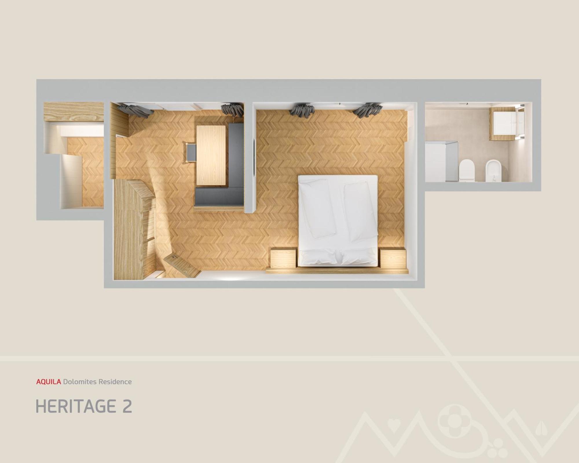 Aquila Dolomites Residence โอติเซ ภายนอก รูปภาพ