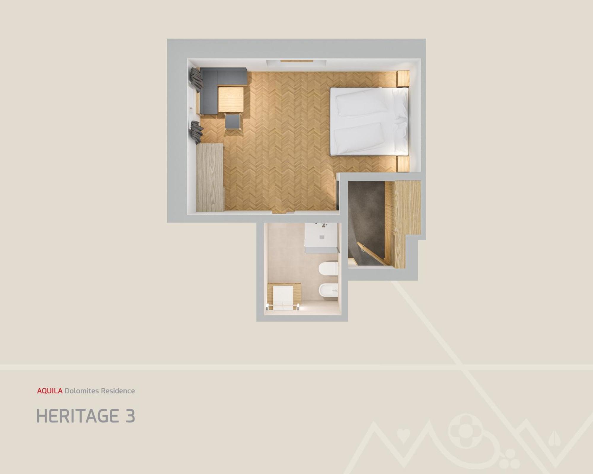 Aquila Dolomites Residence โอติเซ ภายนอก รูปภาพ