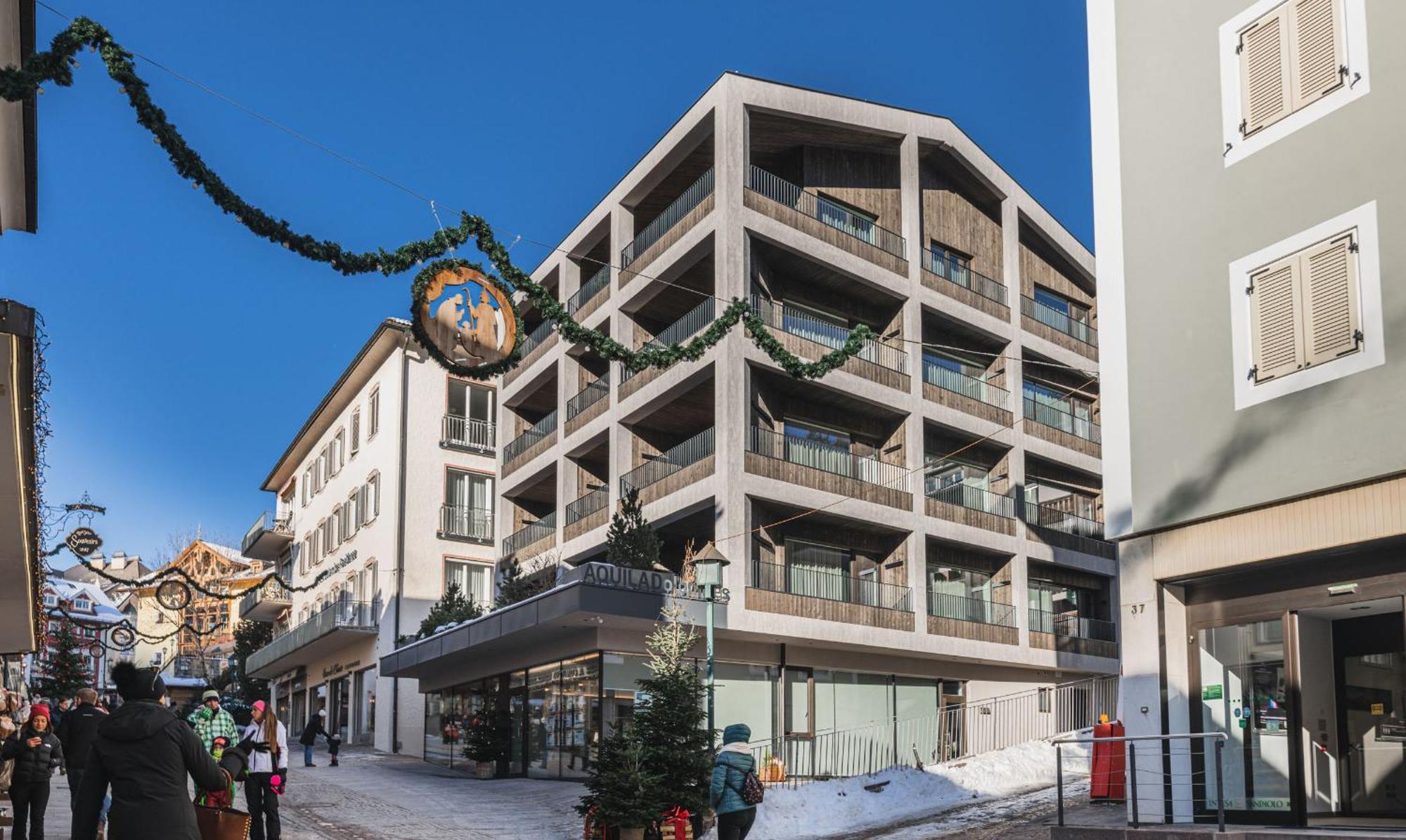 Aquila Dolomites Residence โอติเซ ภายนอก รูปภาพ